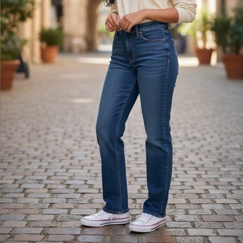 GAP‎ Women's Original Boot Cut Jeans in Blue 12L